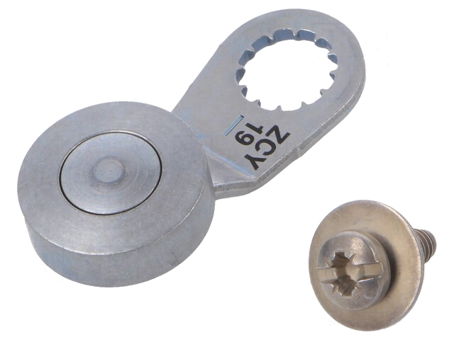 Aandrijfkop; hefboom R 34,4mm, metalen rol Ø19mm; ZCE01,ZCE05 Aandrijfkop; hefboom R 34,4mm, metalen rol Ø19mm; ZCE01,ZCE05